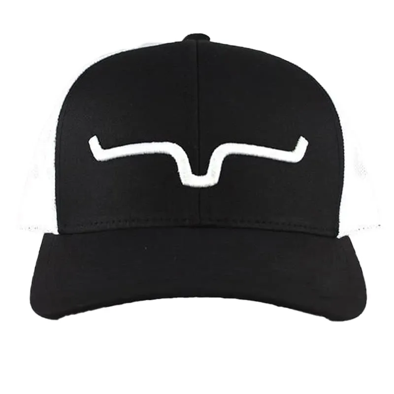 Kimes Ranch Weekly Black & White Trucker Cap