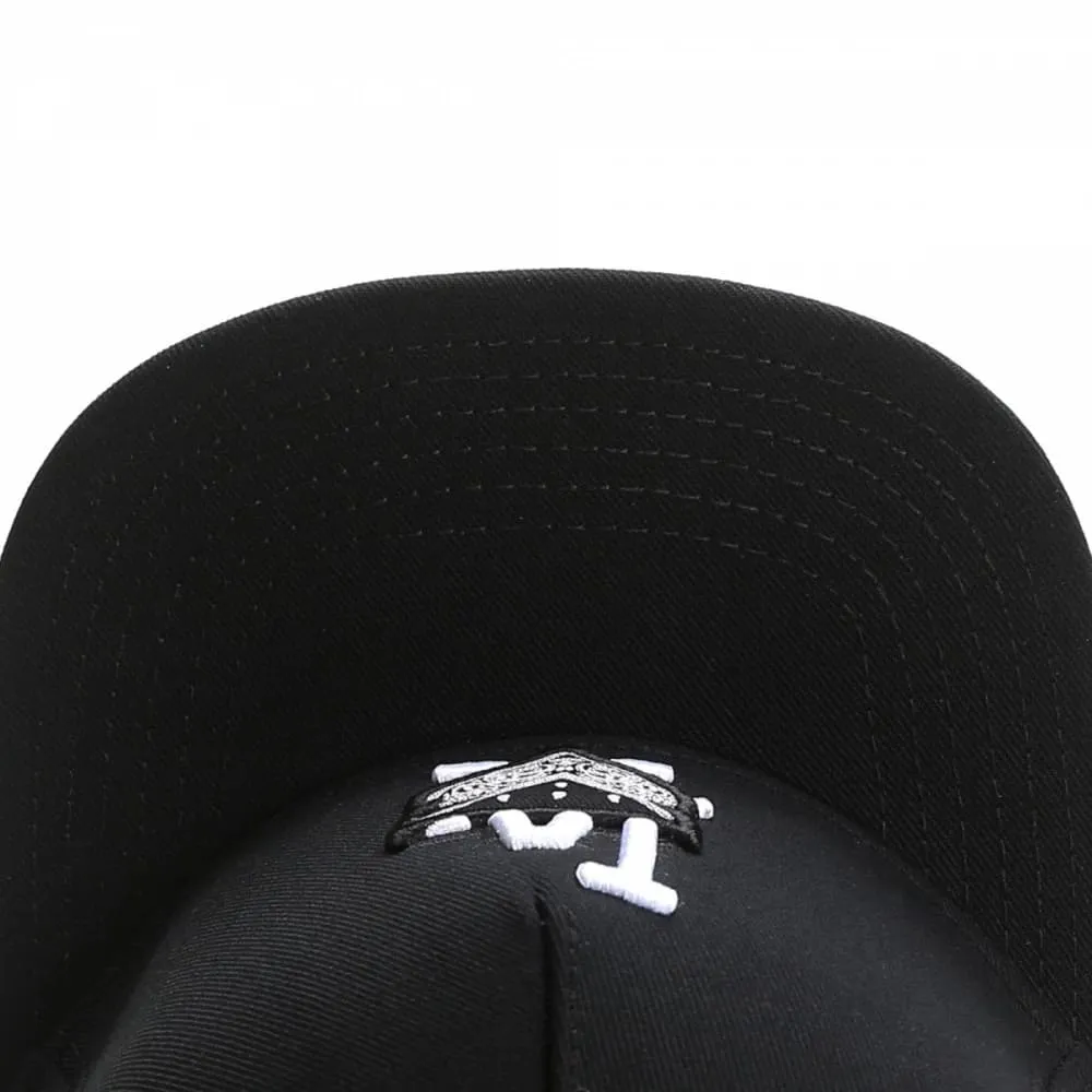LA Crimes Black Snapback Cap