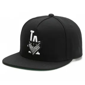LA Crimes Black Snapback Cap