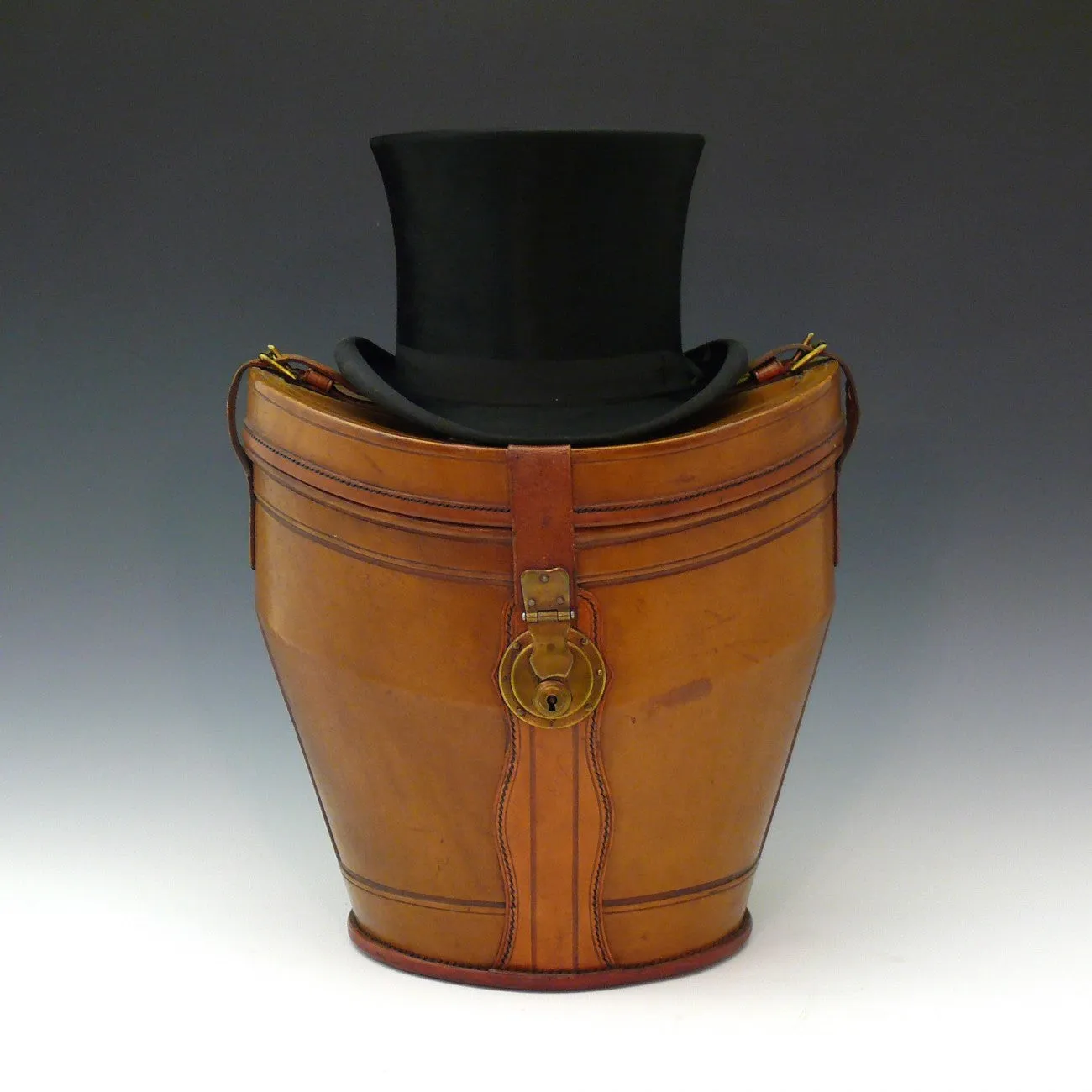 Leather Double Hat Bucket