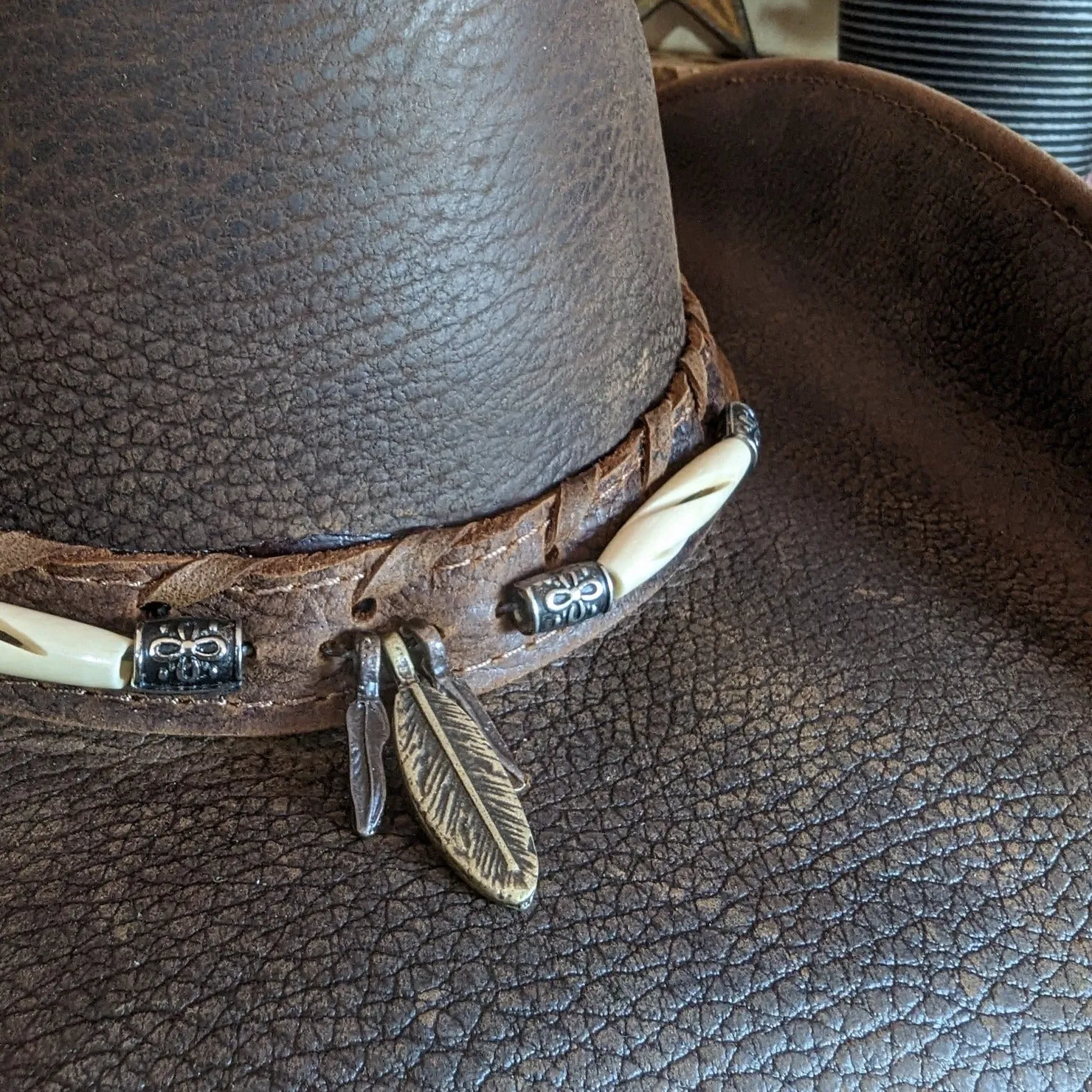 Leather Hat the "Briscoe" by Bullhide 4052BL