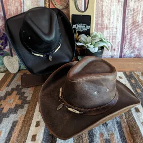 Leather Hat the "Briscoe" by Bullhide 4052BL