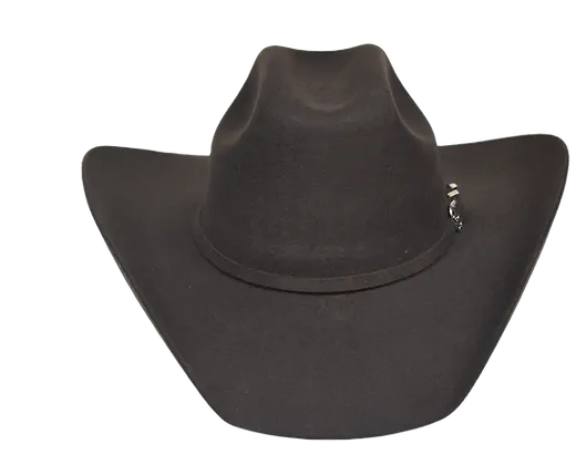 LONE STAR FRIO BROWN FELT RCA LOW CROW HAT