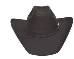 LONE STAR FRIO BROWN FELT RCA LOW CROW HAT