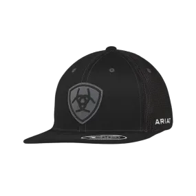 M&F Ariat Men's Suede Patch Black Cap