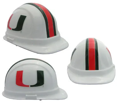 Miami Hurricanes - NCAA Team Logo Hard Hat Helmet