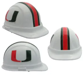Miami Hurricanes - NCAA Team Logo Hard Hat Helmet