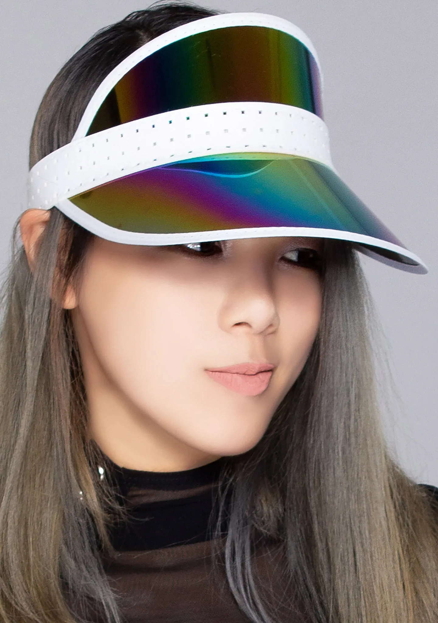 Midnight Iridescent Retro Sun Visor