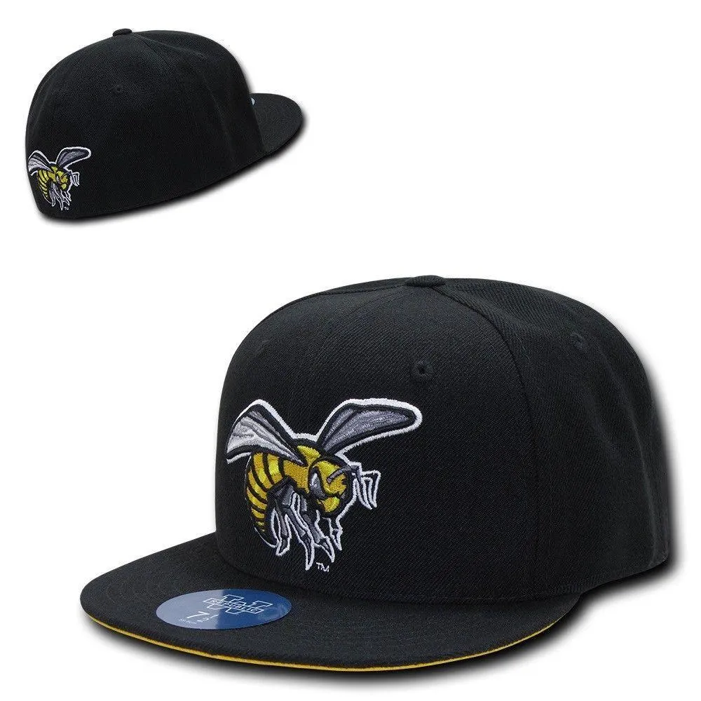 NCAA Alabama State University Hornets College Fitted Caps Hats Black