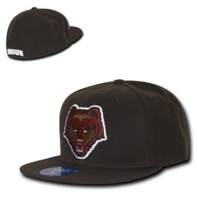 NCAA Brown Bears University Bears College Fitted Caps Hats Brown