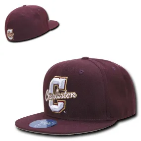 NCAA College Of Charleston Fitted Caps Hats Maroon