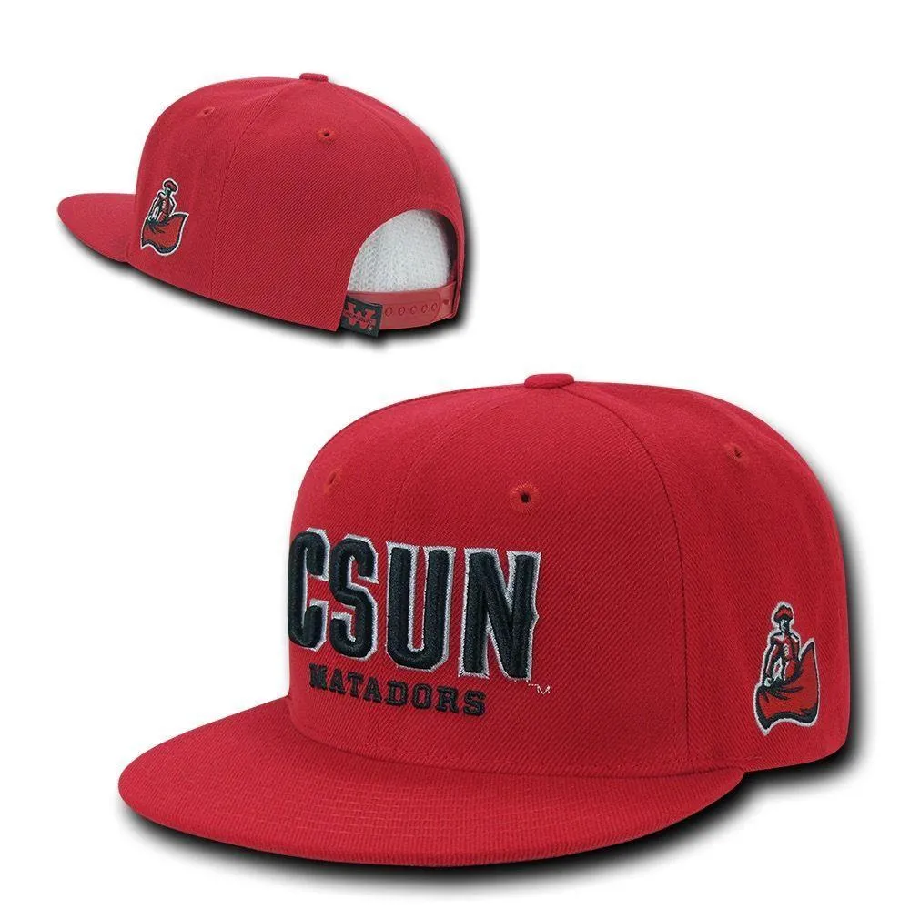 NCAA Csun Northridge Cal State University Matadors Snapback Baseball Caps Hats