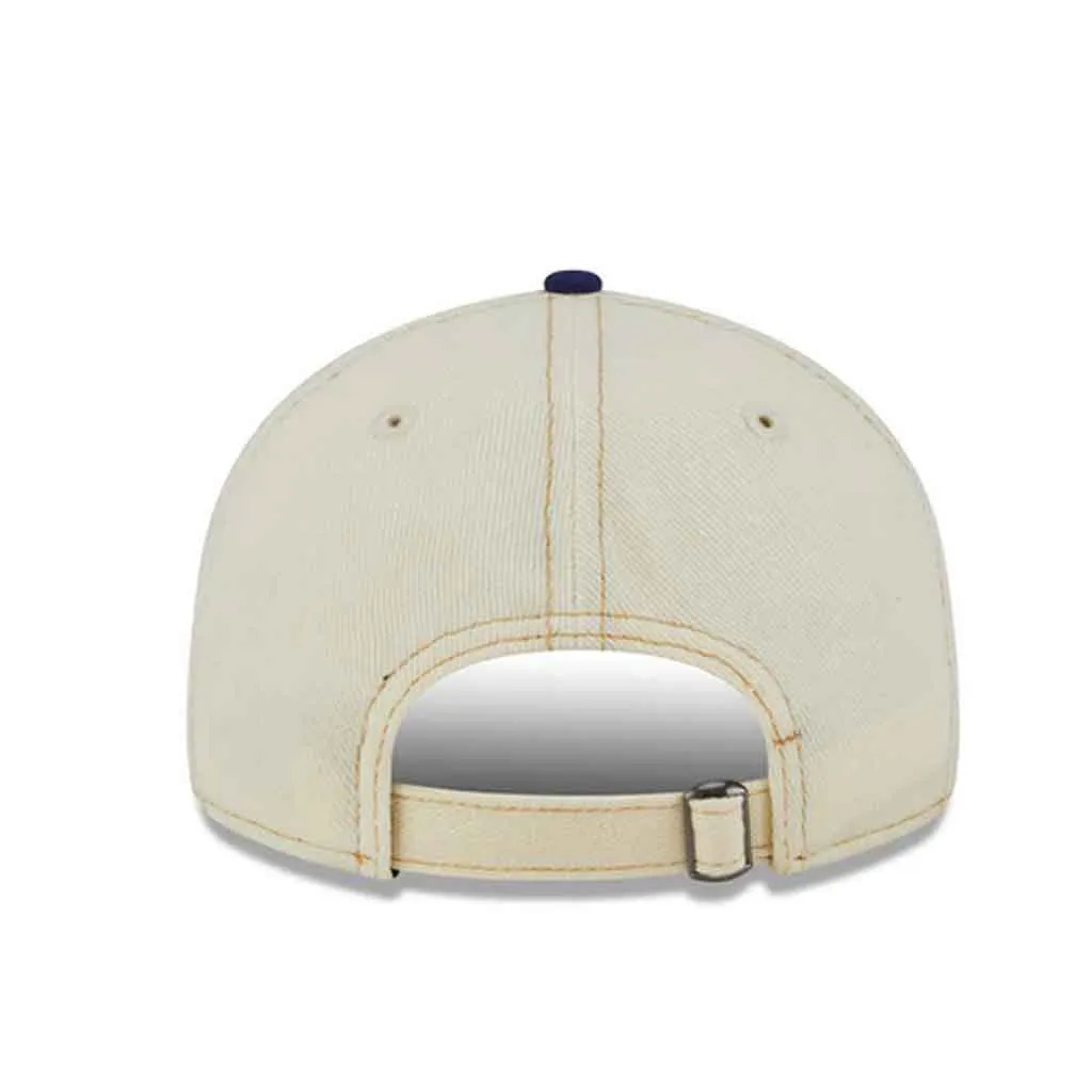 New Era LA Dodgers Retro Crown Chrome Adjustable - Cream/Denim