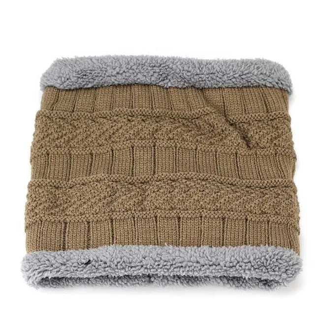 New Men's winter Fall hat fashion knitted black ski hats Thick  warm hat cap Bonnet Skullies Beanie Soft Knitted Beanies Cotton