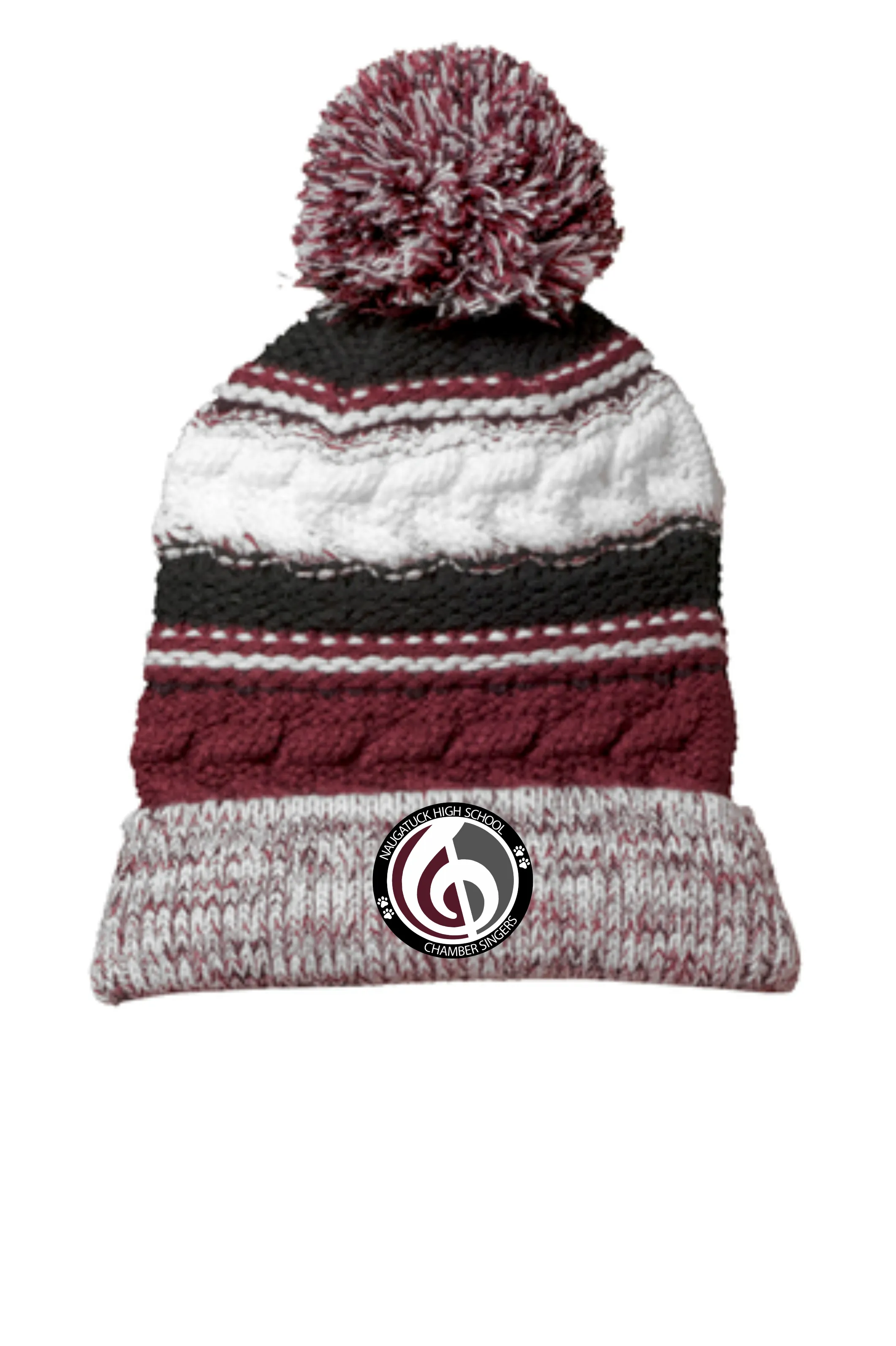 NHS Chambers & Choirs Pom Pom knit beanie cap