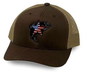 Oil Field Hats Men´s Usa Star Bass Cap