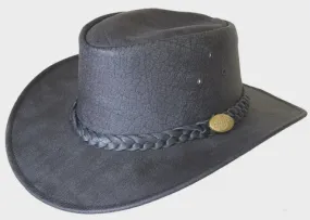 Outback Survival Gear Maverick Crusher Hat in Black Coal H4003