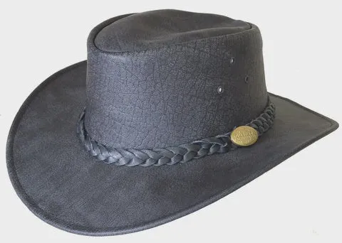 Outback Survival Gear Maverick Crusher Hat in Black Coal H4003