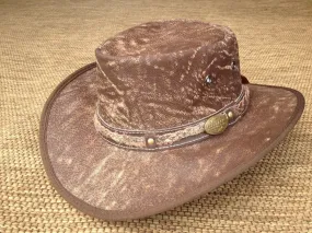 Outback Survival Gear Pindari Goat Hat H8001 Coffee Rock