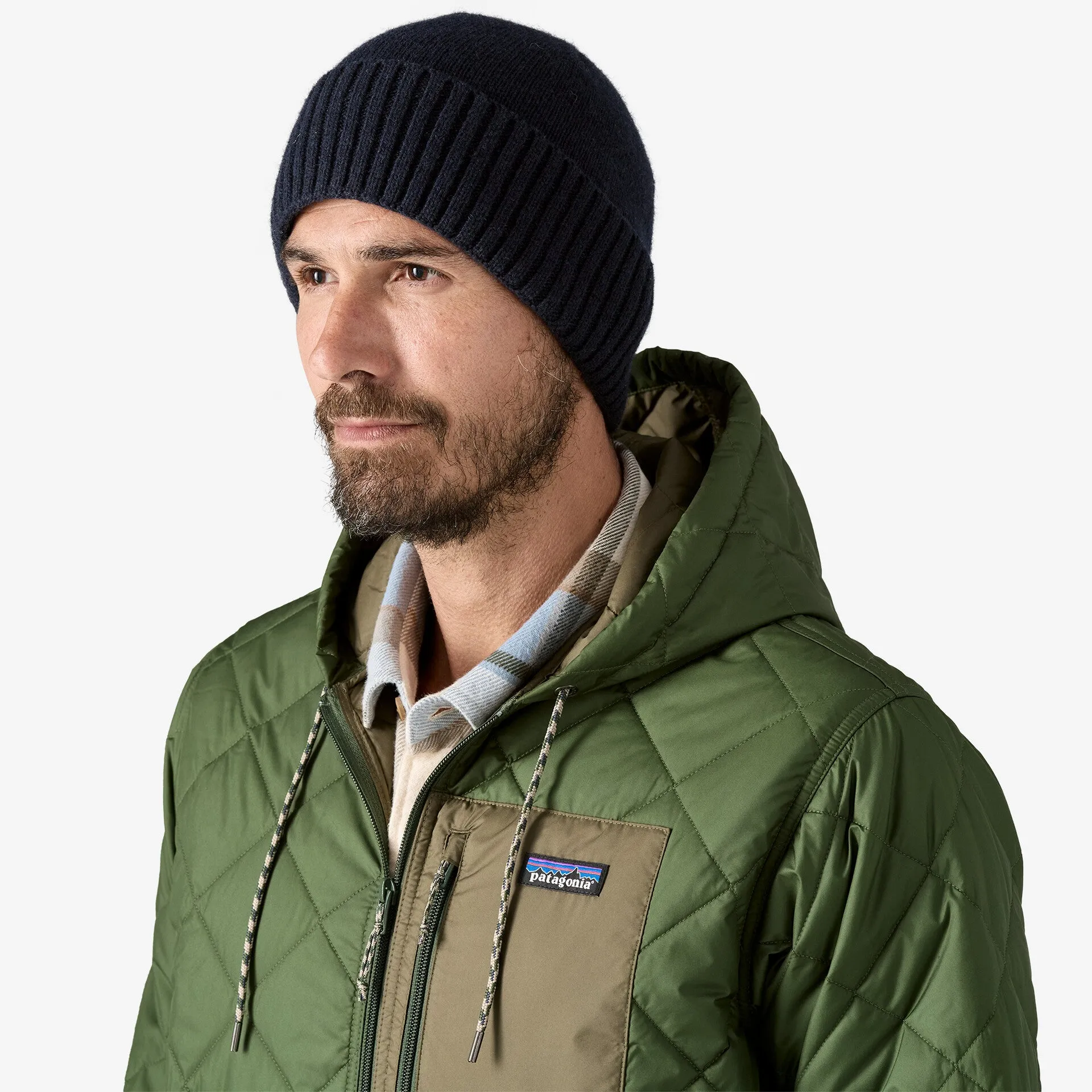 Patagonia Brodeo Beanie - Lose It: Phosphorus Green