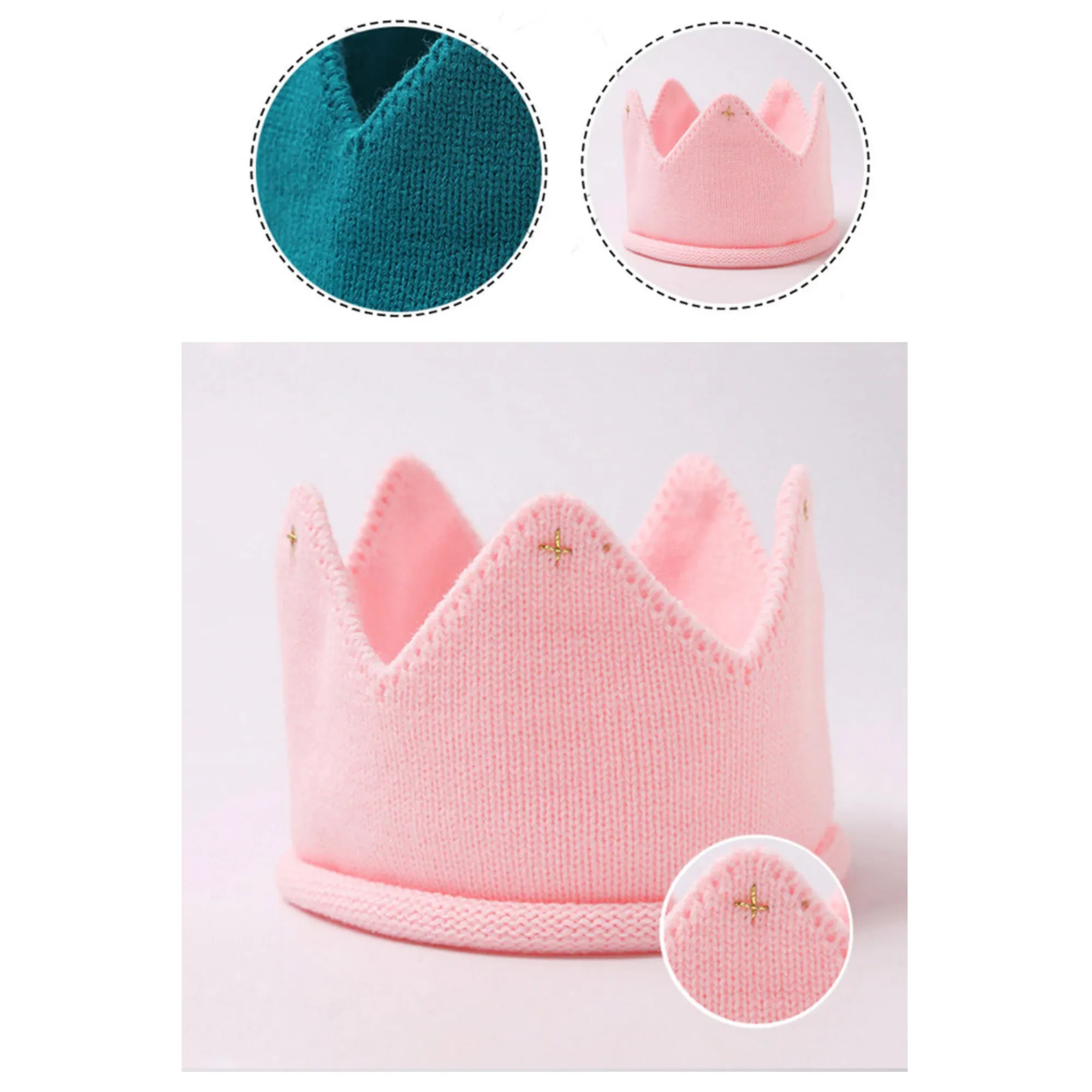 Personalized First Birthday Crown for Babies