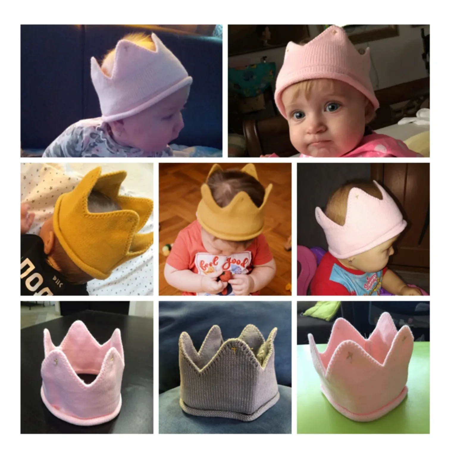 Personalized First Birthday Crown for Babies
