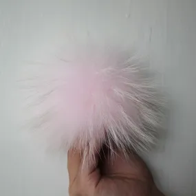 Pink Fur Pom Pom