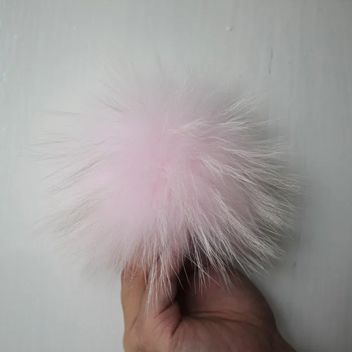 Pink Fur Pom Pom