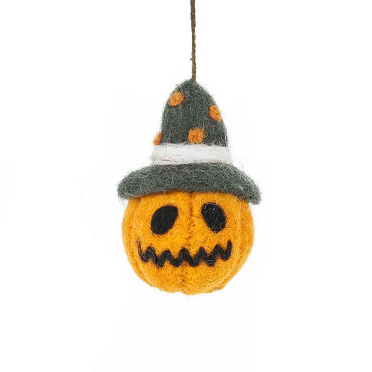 Pumpkin Trio Hanging Halloween Decorations by Felt So Good