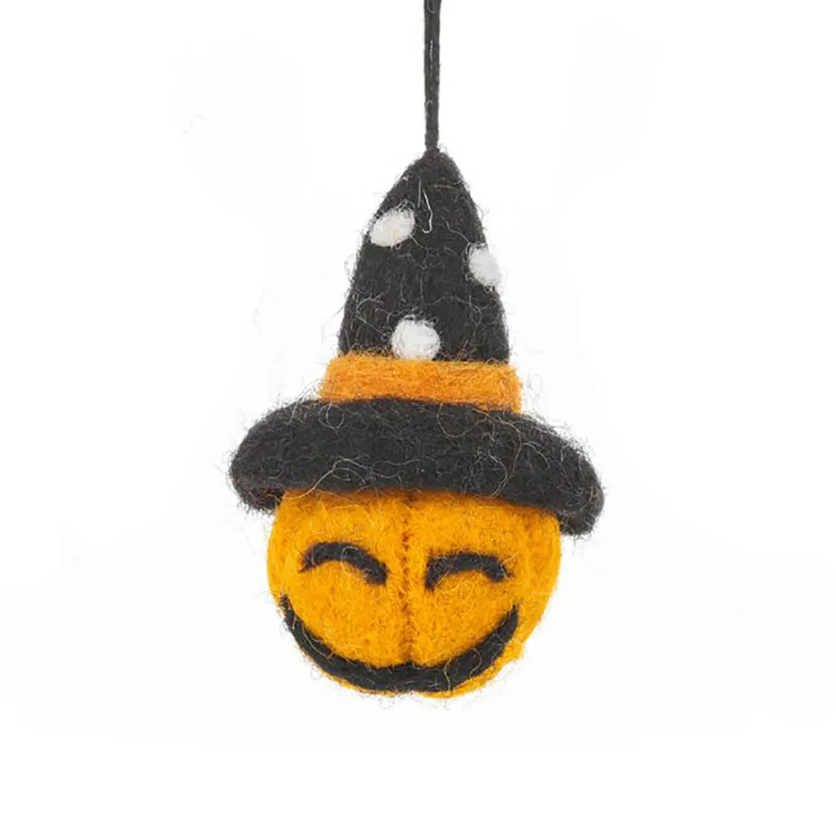 Pumpkin Trio Hanging Halloween Decorations by Felt So Good