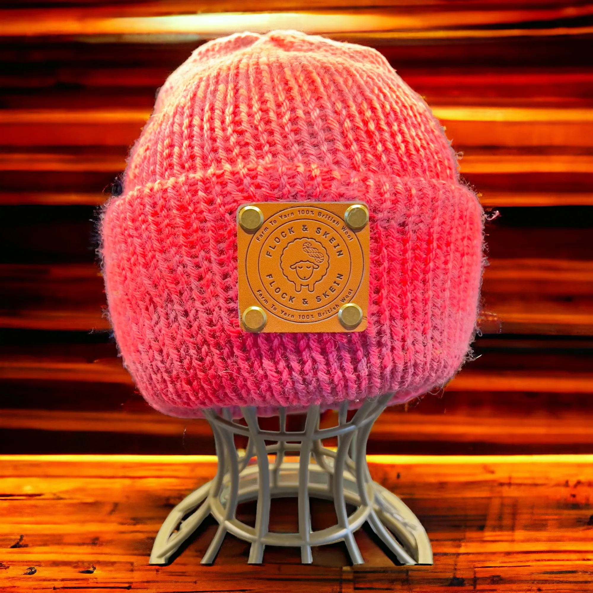 Pure Wool Beanie -  Dark Fruit Smoothie