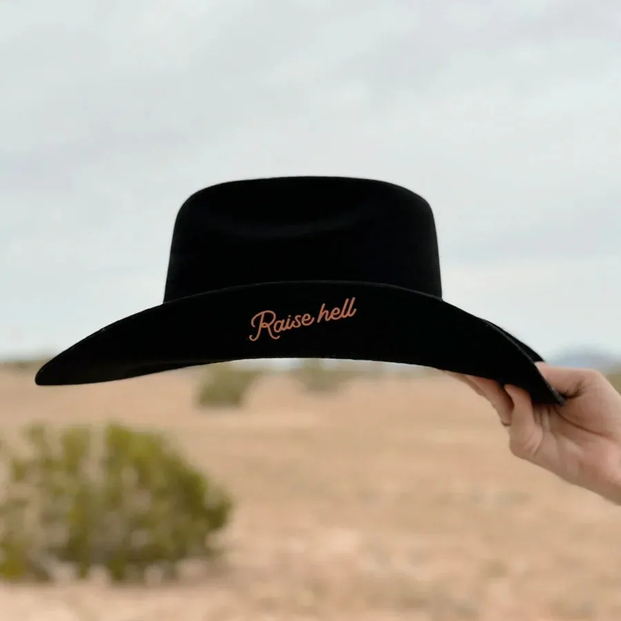 Raise Hell Cowboy Hat - FINAL SALE
