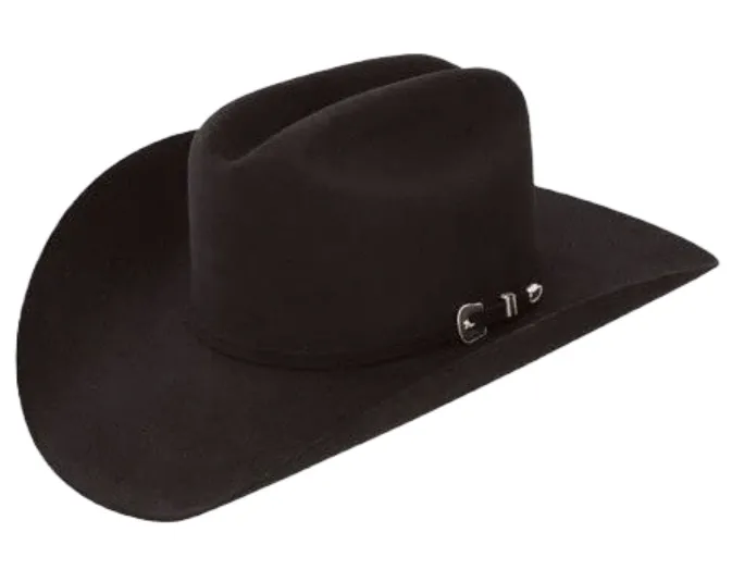 Resistol City Limits 6X Black Fur Felt Cowboy Hat Style RFCTLM-754007