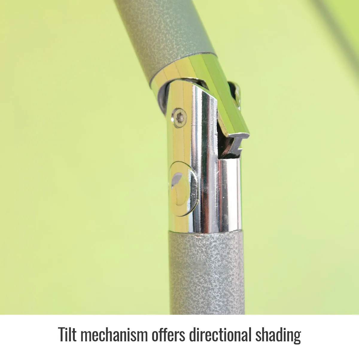Revco UB200-YEL Yellow/Lime Core-Flame Resistant Industrial Umbrella