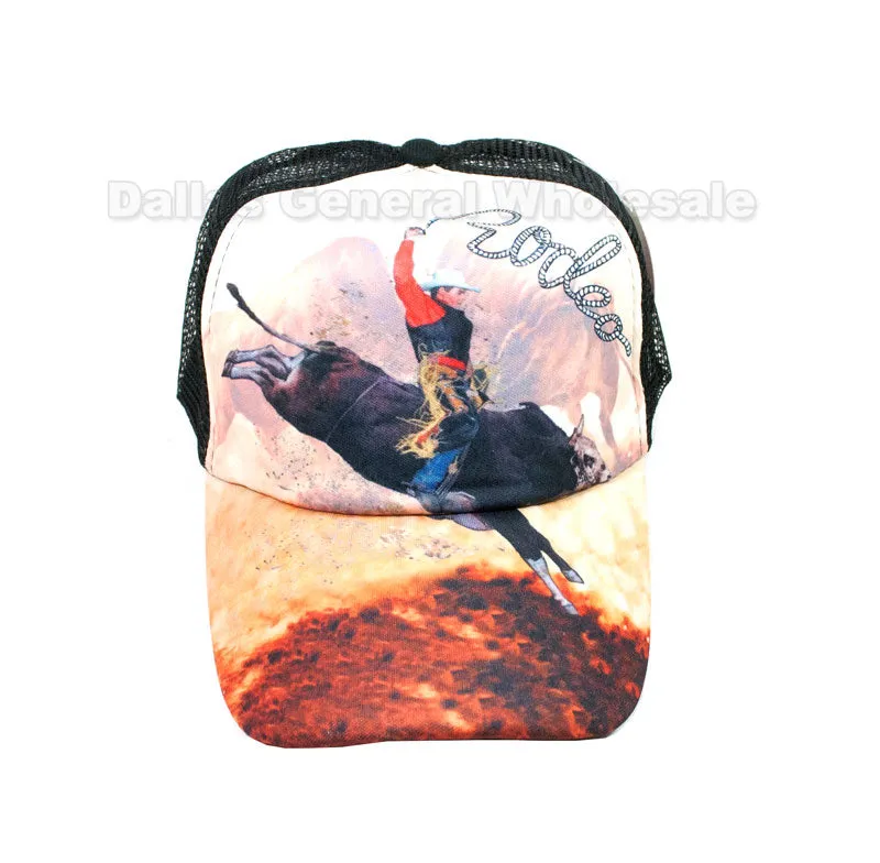 Rodeo Casual Mesh Caps Wholesale