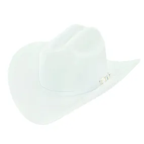 RRango Hats 100X El Supremo -  White Beaver Felt Hat MADE BY LARRY MAHANS