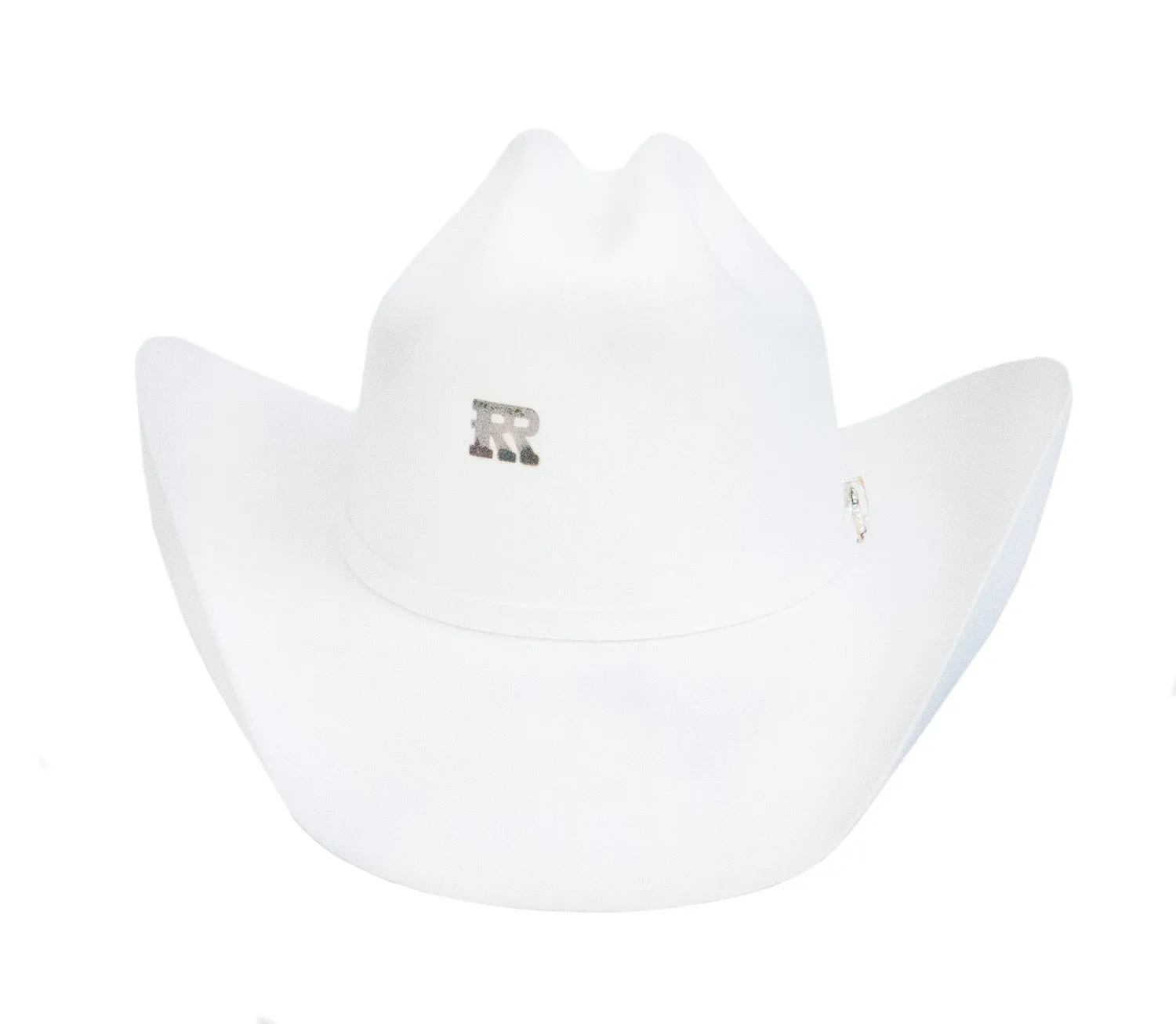 RRango Hats 10X Maximo White Felt Western Hat - "RR" Classic Rodeo Style