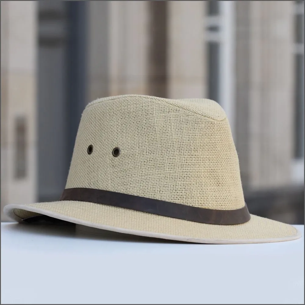 Safari Irish Linen Natural Hat 