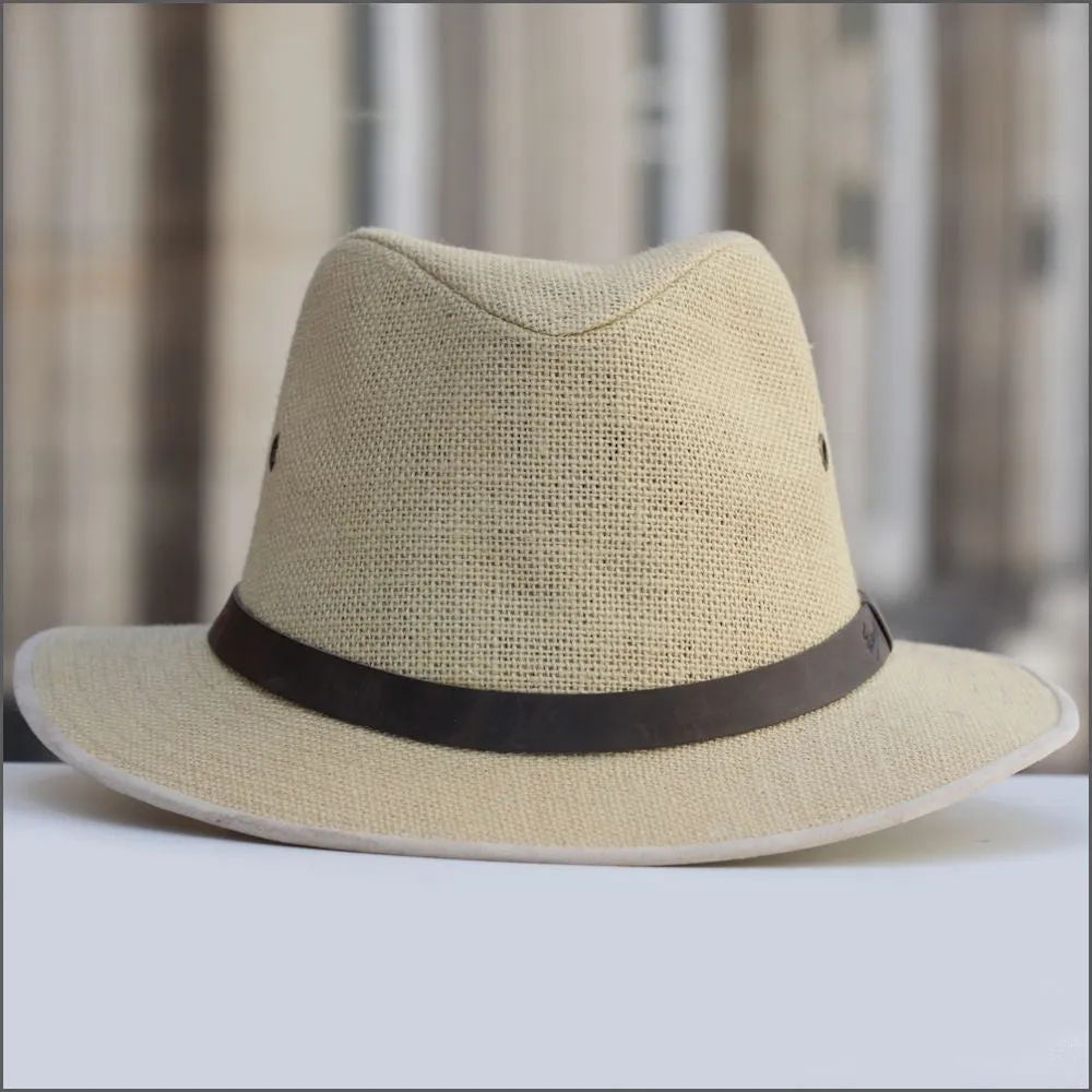 Safari Irish Linen Natural Hat 