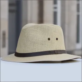 Safari Irish Linen Natural Hat 