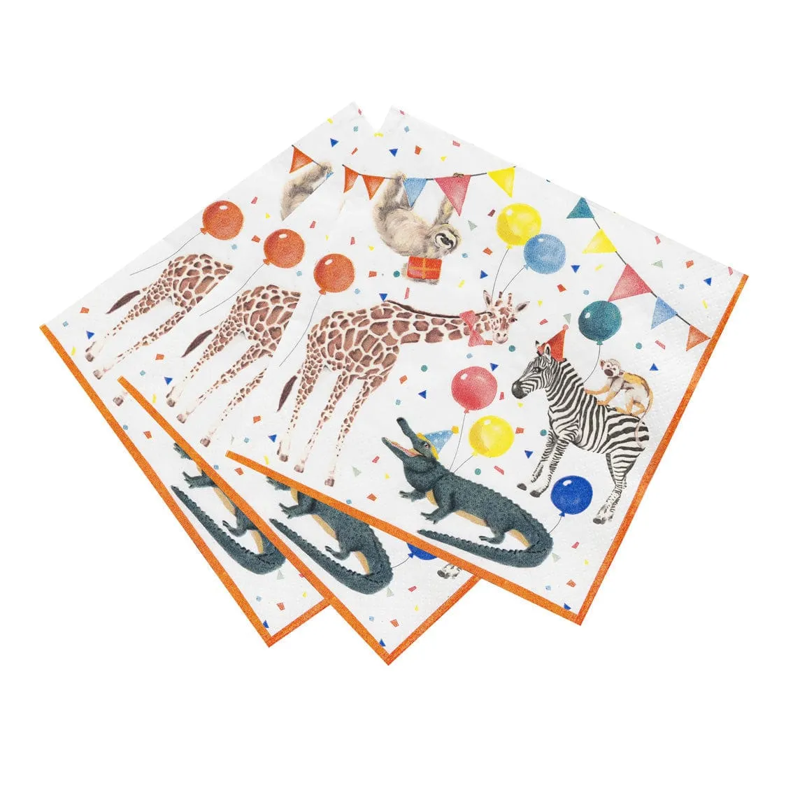 Safari Party Animal Recycled Paper Napkins - 20 Pack