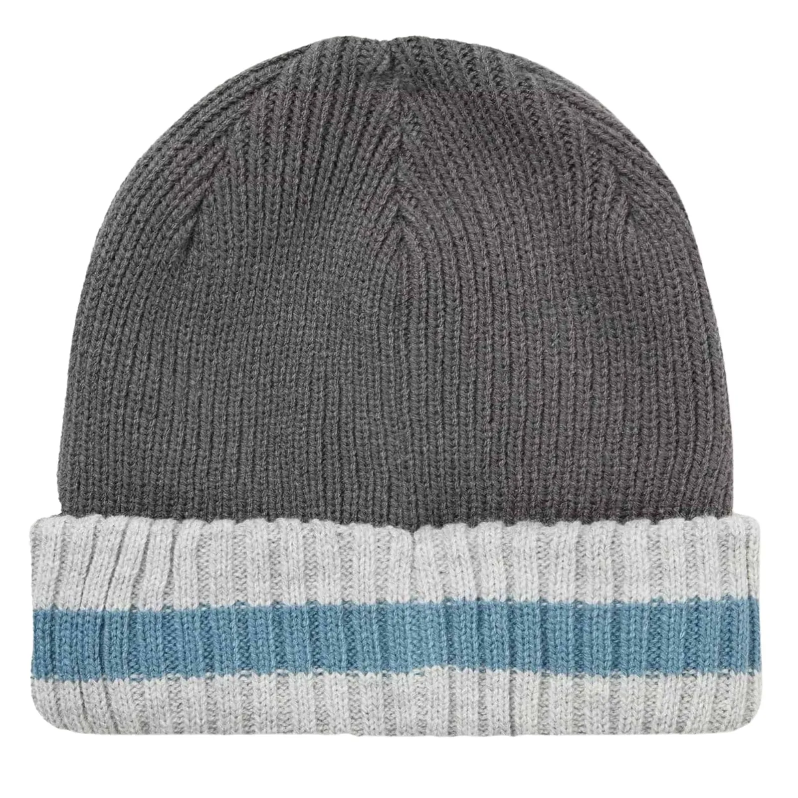 Sealskinz Unisex Holkham Waterproof Striped Roll Cuff Beanie