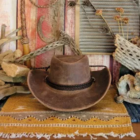 Shapeable Leather Hat the “Dawson” by Outback 13014