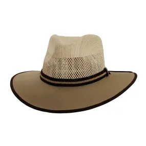 Sienna | Mens Wide Brim Vented Canvas Sun Hat