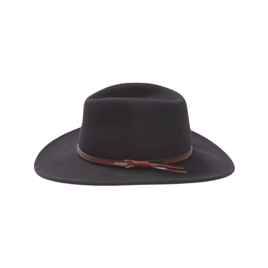 Stetson Hats Bozeman Black Wool Felt Hat