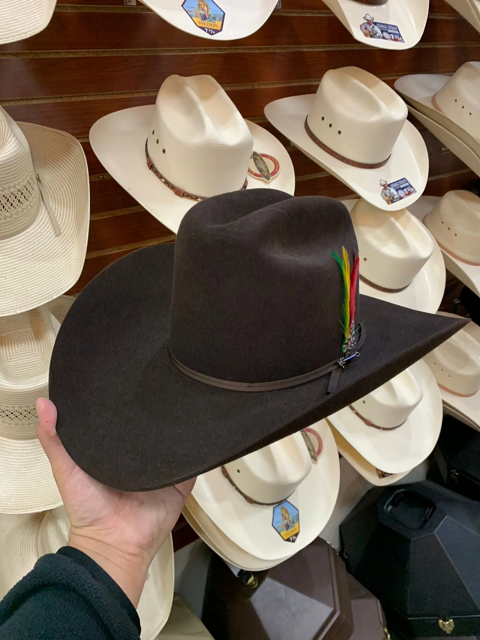 Stetson Men's Rancher 6X Chocolate Felt Hat