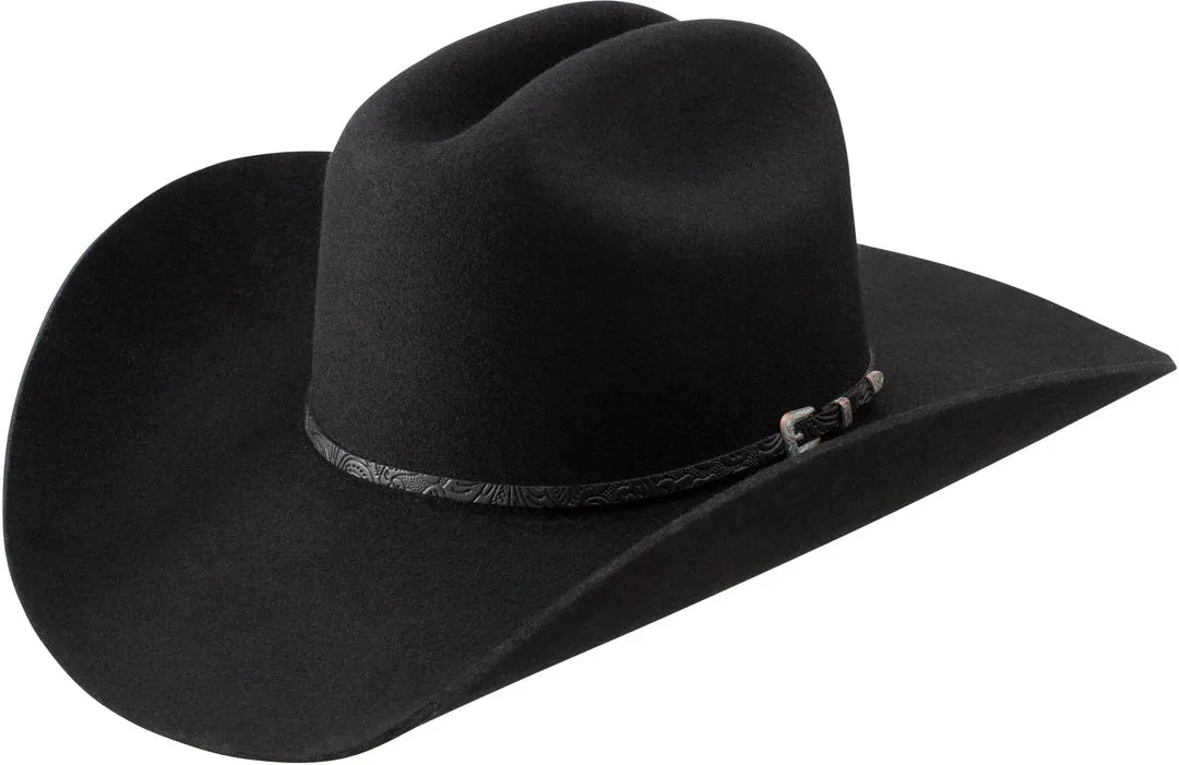 STETSON RED ROCKS 3X BLACK COWBOY HAT