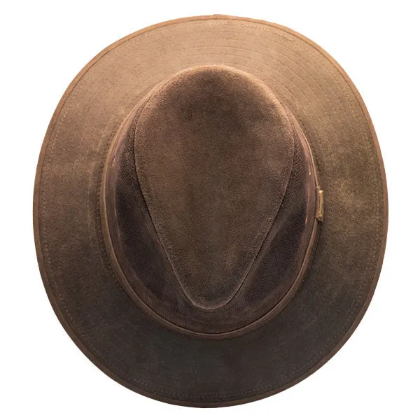 Stetson - Tullamore Distressed Leather Safari Hat