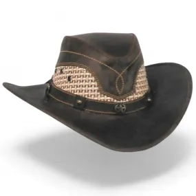 Stone Hats Genuine Leather Cowboy Hat TOM-7101