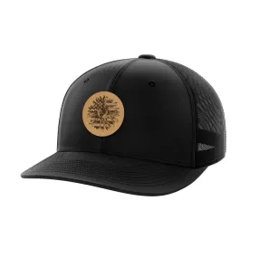 Sunflower Leather Patch Hat